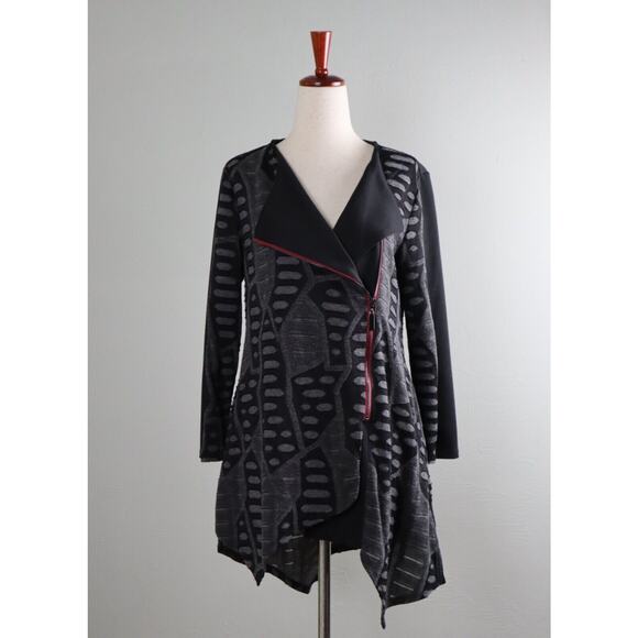 IC CONNIE K $250 2 Piece Textured Jacket Top & Lantern Pants Set Size Small - Picture 6 of 10